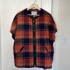 Anderson & Lauth Plaid Cape